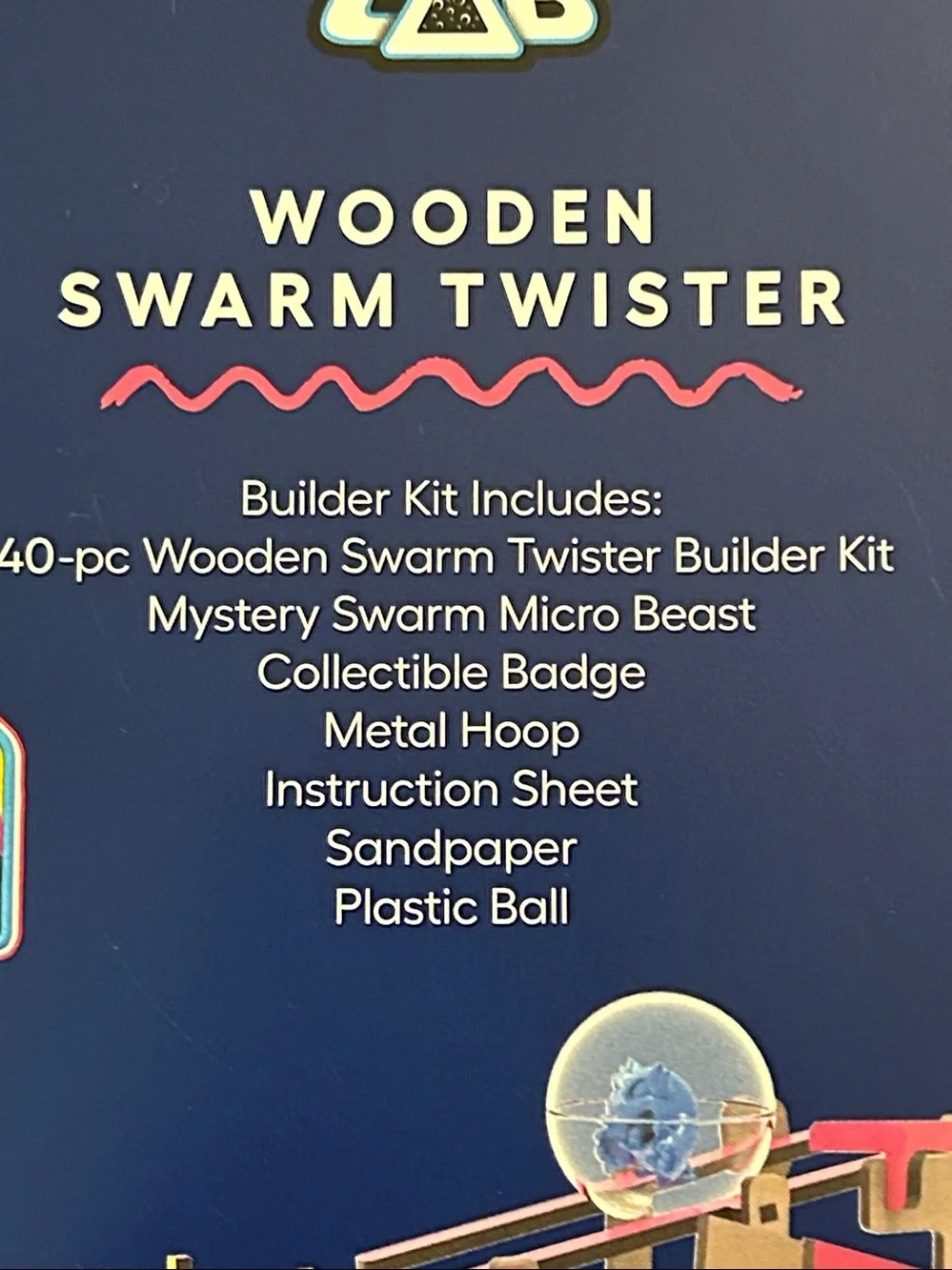 Mr. Beast Lab Builder Kit - Wooden Swarm Twister (Lowe's Kids Club) New Sealed